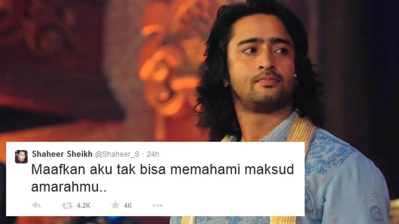 Minta Maaf, Shaheer Sheikh Sedang Menolak Cinta Siapa?