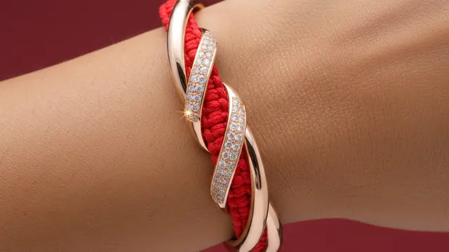 Model Gelang Emas Tali Kombinasi untuk Wanita 50 Tahun by Gemini