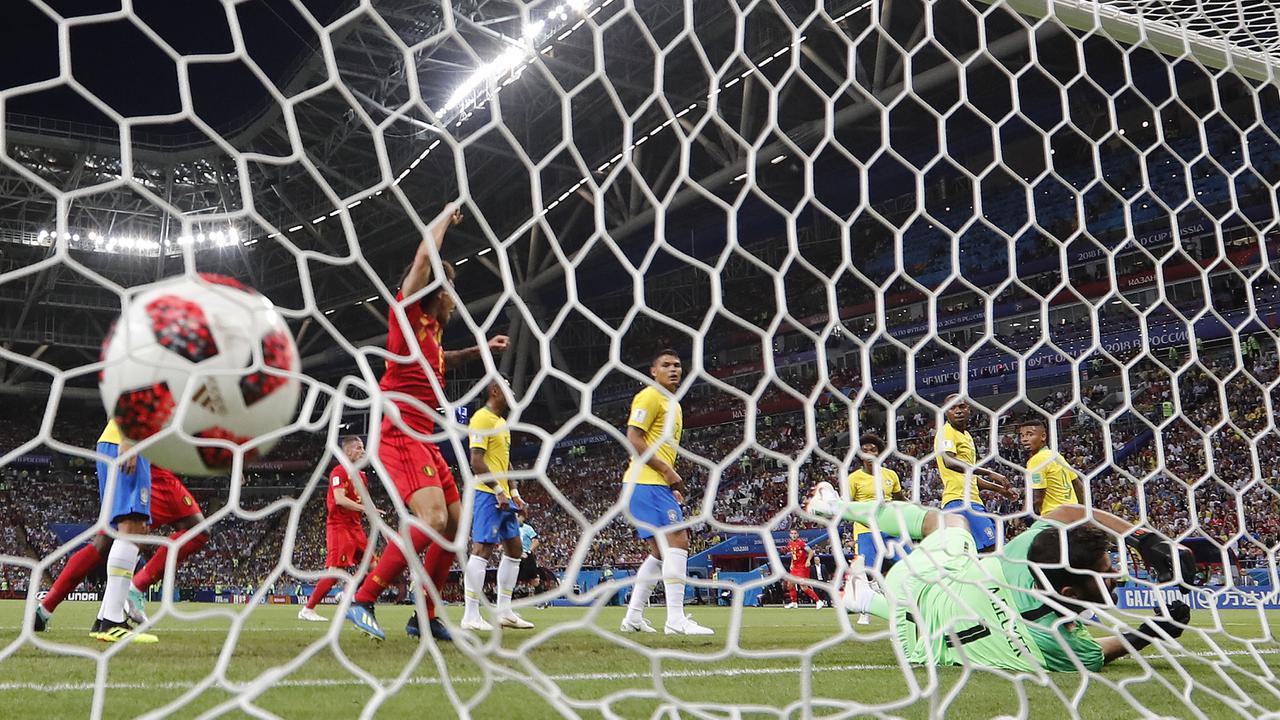 FOTO: Kalahkan Brasil, Belgia Tantang Prancis di Semifinal