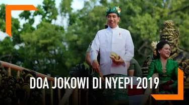 Presiden Joko Widodo, dalam akun Twitter-nya turut berpartisipasi memeriahkan Hari Raya Nyepi di jejaring sosial. Doa dan harapan disampaikannya untuk umat Hindu di Indonesia pada perayaan Nyepi ini.
