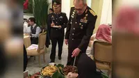 Jamu Raja Salman di Istana Bogor, Jokowi Sajikan Nasi Liwet Solo