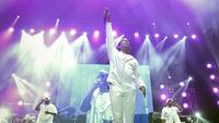Boyz II Men di Tennis Indoor Senayan, Jakarta, Rabu (4/12/2019). (Bambang E Ros/Fimela.com)
