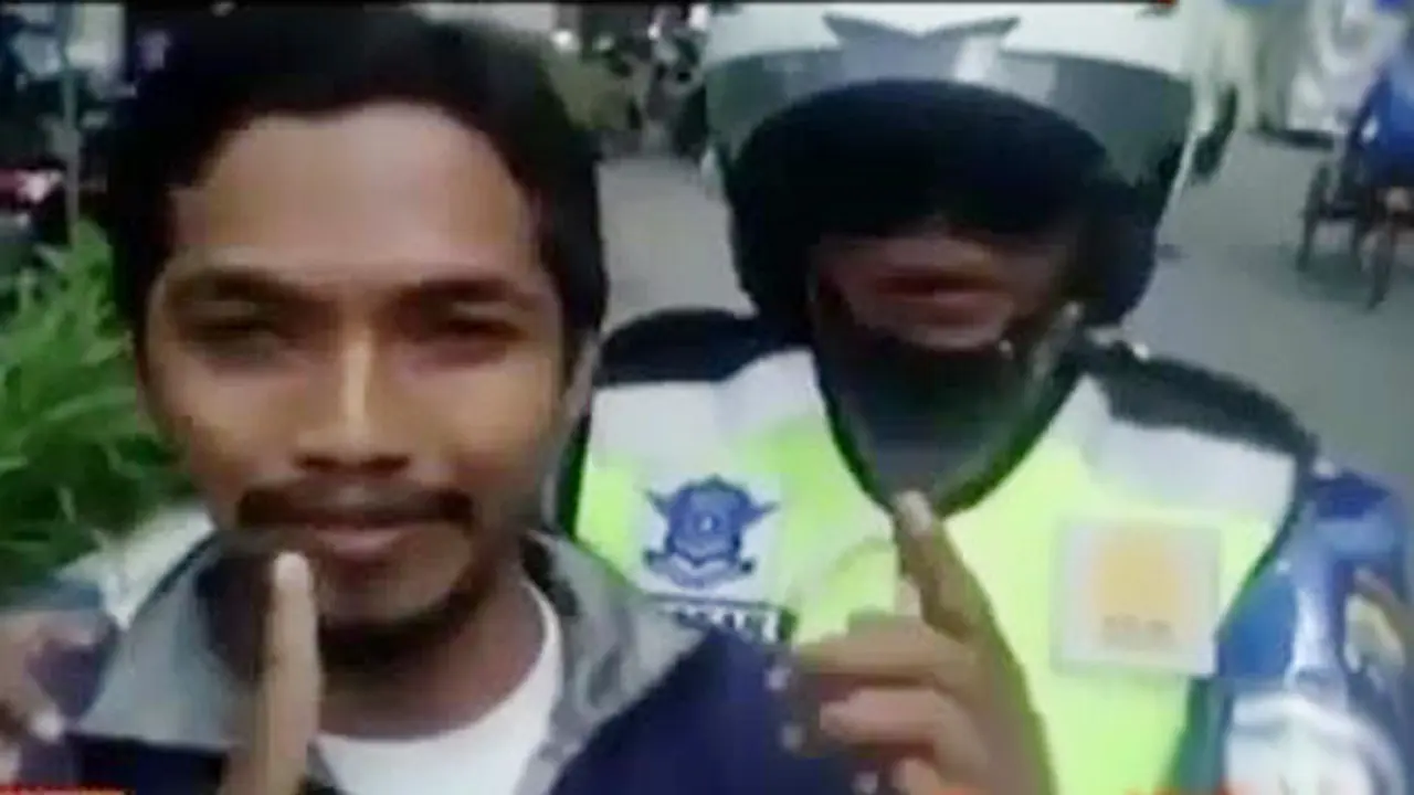 Rekaman Razia Lalin Buatan Mahasiswa Ini Viral di Medsos