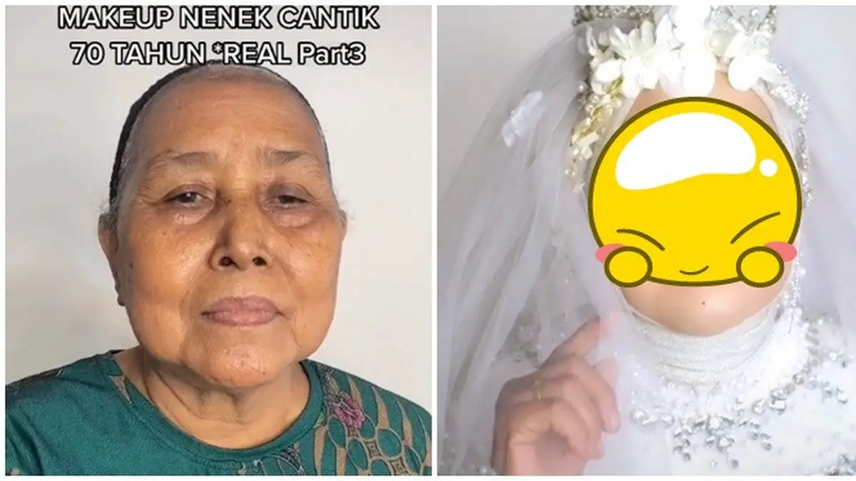 Viral Nenek 70 Tahun Terlihat Cantik Setelah Didandani, Perubahannya Bikin  Pangling - Hot Liputan6.com