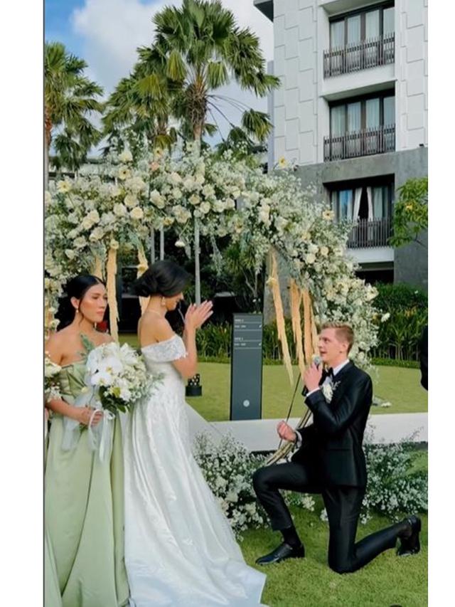 6 Momen Pertunangan Lucinta Luna dan Kekasih, Digelar di Bali Bak Pernikahan