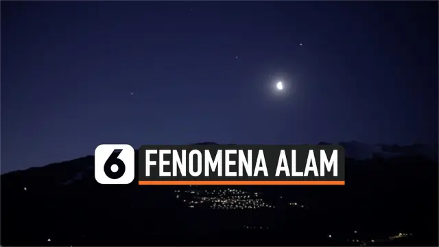 VIDEO: Penampakan Planet Mars, Saturnus, Jupiter dan Bulan Saling Berdekatan