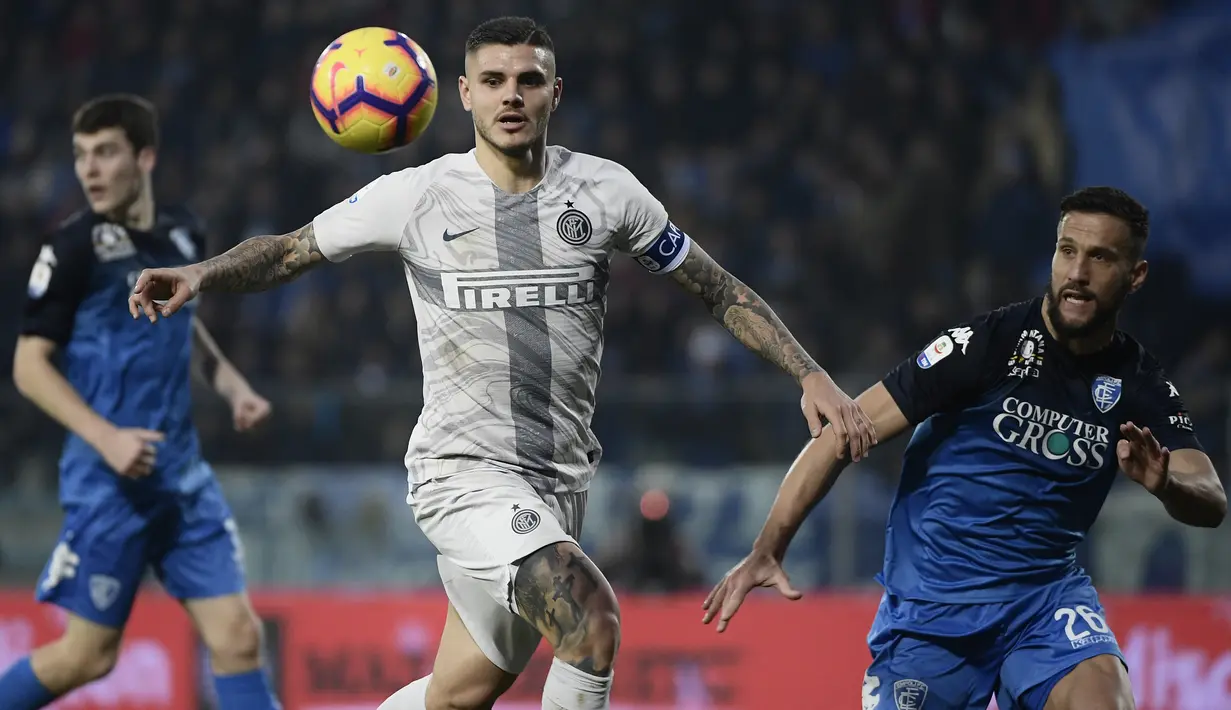 7. Mauro Icardi (Inter Milan) - 9 gol dan 2 assist (AFP/Filippo Monteforte)