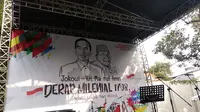 Koalisi pendukung Jokowi-Ma'ruf Amin di Pilpres 2019 menggelar acara bertema "Derap Milenial 1708, Demokrasi Rakyat Para Milenial". (Liputan6.com/Putu Merta)