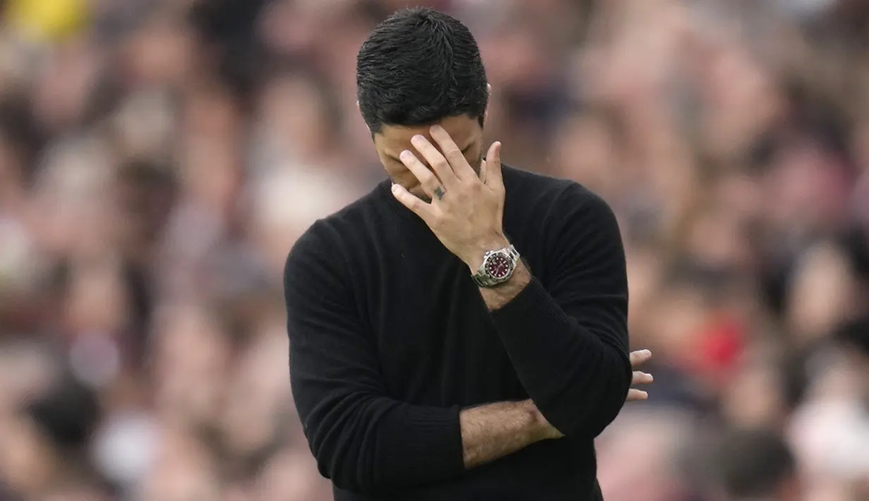 <p>Tiga gol Brighton and Hove Albion dicetak oleh Julio Enciso (51'), Deniz Undav (72'), dan Pervis Estupinan (96'). (AP Photo/Kirsty Wigglesworth)</p>