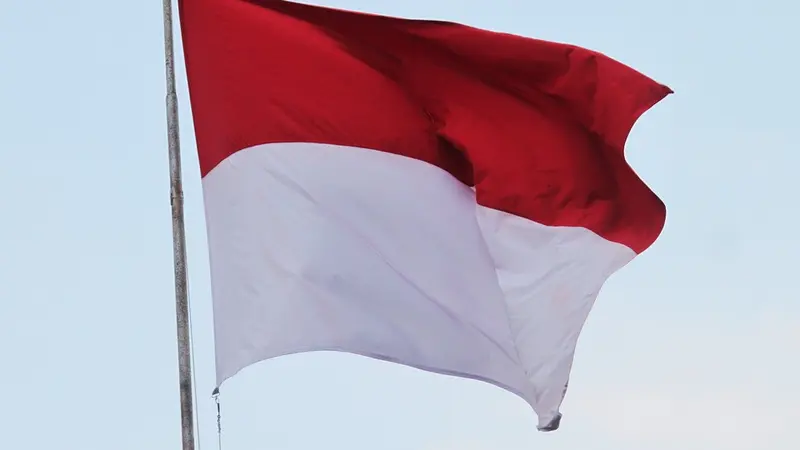 Ilustrasi bendera Indonesia