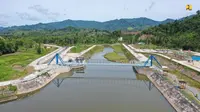 Kementerian Pekerjaan Umum dan Perumahan Rakyat (PUPR) melalui Ditjen Sumber Daya Air (SDA) telah merampungkan pembangunan Bendung Salugan yang berada di Kabupaten Toli-Toli, Sulawesi Tengah. Dok PUPR