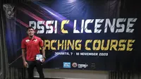 Kiper PSIS Semarang, Joko Ribowo, ketika mengikuti kursus kepelatihan C-AFC di Jakarta belum lama ini. (Instagram Joko Ribowo)