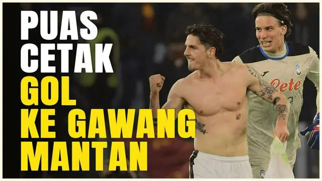 VIDEO: Potret Pemain Atalanta, Nicolo Zaniolo Lakukan Selebrasi Emosional ke Gawang AS Roma