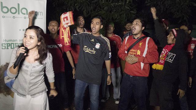 Nobar Watford vs Liverpool bersama Bola.com