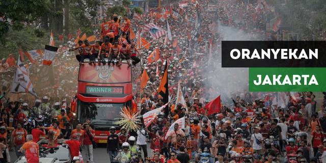 VIDEO: Ribuan The Jakmania Memadati Pesta Juara Persija