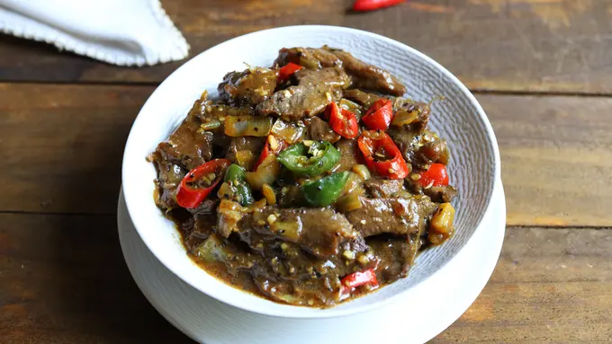 Tumis Daging Sapi Cabai Hijau