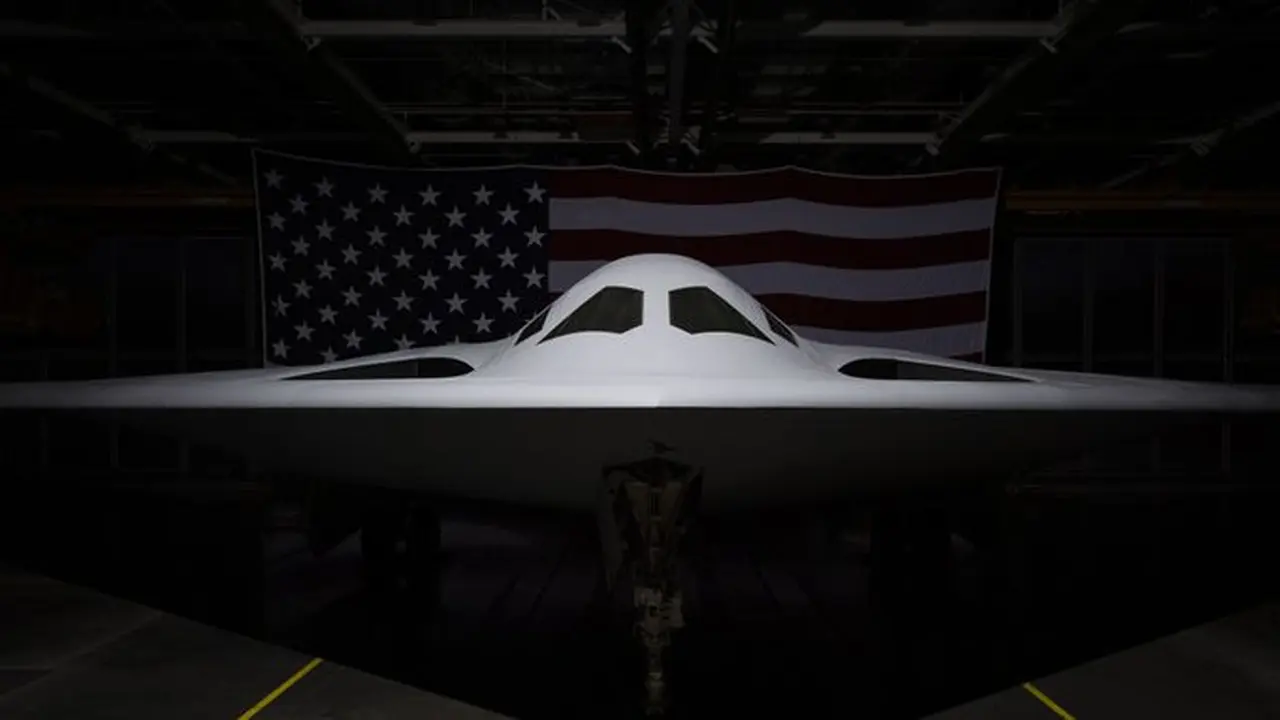Jet Pengembom Nuklir Siluman B-21 Raider. Dok: Twitter/Northrop Grumman