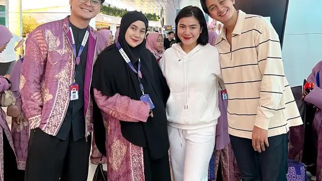 Potret Anisa Rahma dan Anandito Dwis di Tanah Suci (Dok. Instagram @anisarahma_12)
