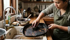 7 Cara Membersihkan Grill Pan dengan Ampas Kopi, Kerak Gosong Hilang Tanpa Susah Menggosok