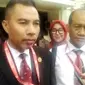 Suwito, kuasa hukum OB, tersangka penganiayaan siswa SMA Taruna Indonesia Palembang (Liputan6.com / Nefri Inge)