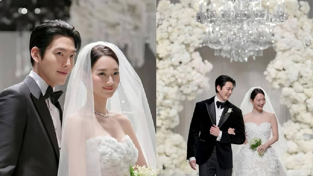 Anggunnya Shin Min Ah Bergaun Pengantin Rancangan Elie Saab Seharga Hampir Setengah Miliar Rupiah
