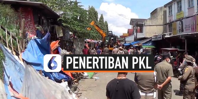 VIDEO: Cegah Kemacetan Pemkab Tertibkan PKL di Jalur Puncak