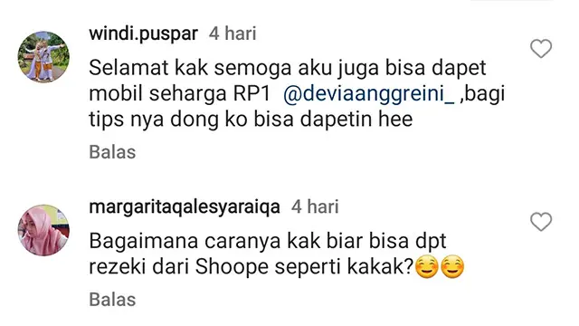 Rezeki Sudah Tertakar, Devi Akhirnya Resmi Terima Mobil Agya Rp1 dari Flash Sale Rp1 Shopee
