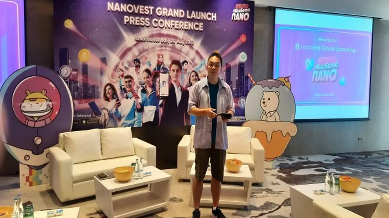Konferensi pers peluncuran Nanovest pada Rabu, 24 Agustus 2022 (Foto: Liputan6.com/Gagas Y.P)
