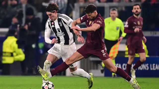 Dua Gol Tanpa Balas, Juventus Bungkam Manchester City