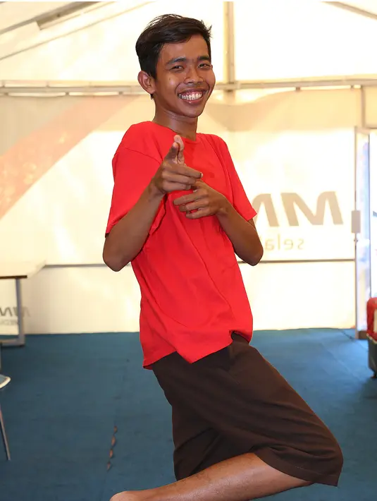 Di balik kelucuannya, Dede mengaku sering grogi jika beradu akting dengan wanita. (Galih W. Satria/Bintang.com)