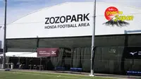 Zozopark Honda Football Area, kompleks olahraga milik mantan pemain AC Milan, Keisuke Honda, di Chiba, Tokyo, Jepang. (Bola.com/Rizki Hidayat). 