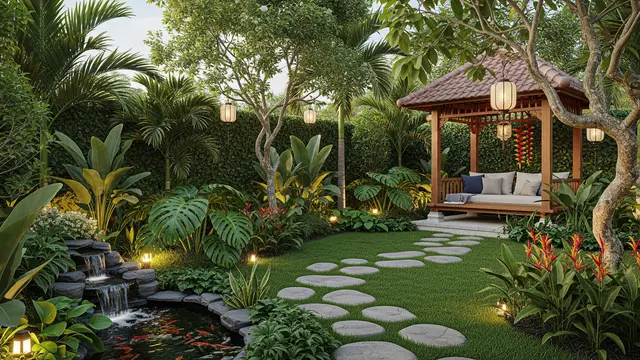 Prompt AI untuk Renovasi Rumah dengan Desain Teras dan Kebun Impian