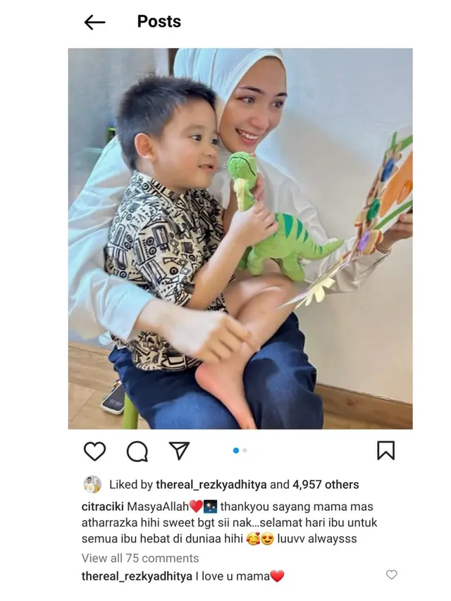 6 Artis Ini Dapat Ucapan Selamat Hari ibu dari Suami, Singkat Tapi Romantis