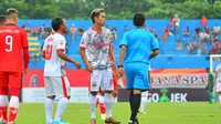 Persibangga Purbalingga tidak mampu keluar dari zona papan bawah sejak berlangsungnya Liga 2 2017. (Bola.com/Ronald Seger Prabowo)