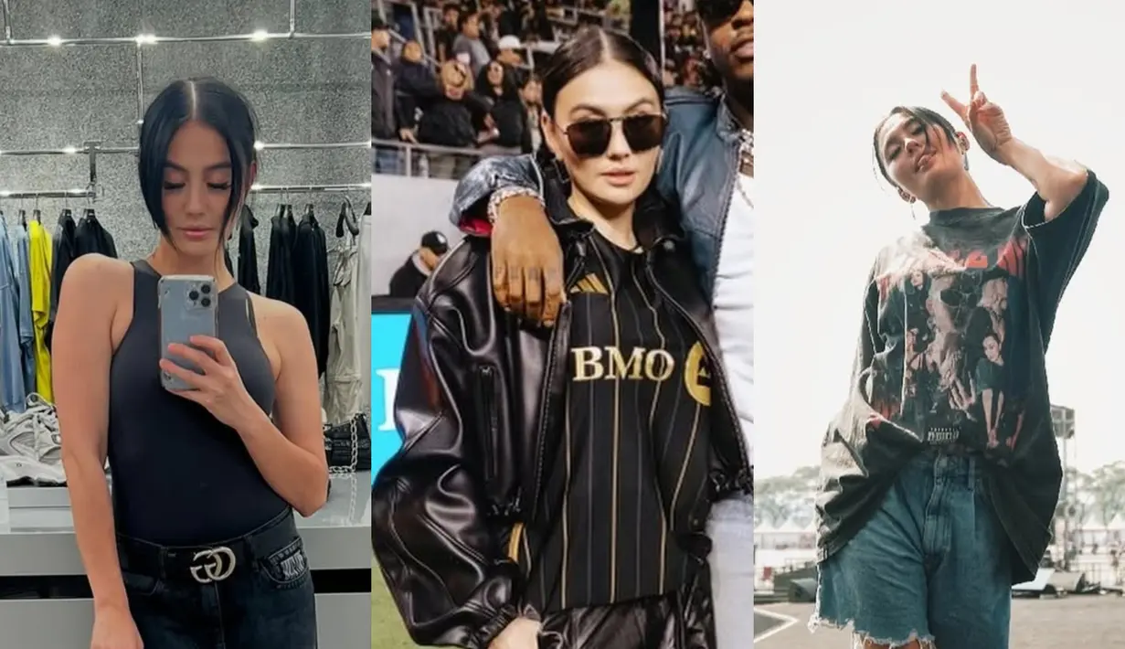 Agnez Mo jadi penyanyi yang lekat dengan penampilan oversized. Baik itu untuk manggung maupun dalam aktivitas sehari-hari. Meski demikian, tampilannya tetap terlihat stylish [@agnezmo]