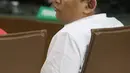 Terdakwa kasus suap dana hibah Kemenpora pada KON yang juga Staff Kemenpora Adhi Purnomo saat sidang tuntutan di Pengadilan Tipikor, Jakarta, Kamis (15/8/2019). Eko Triyanta dituntut 5 tahun dan denda Rp200 juta. (Liputan6.com/Helmi Fithriansyah)