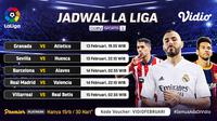 Pertandingan Liga Spanyol pekan ke-23 dapat disaksikan melalui platform streaming Vidio. (Dok. Vidio)