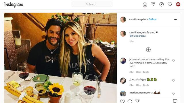 Camila Angelo bersama Hulk