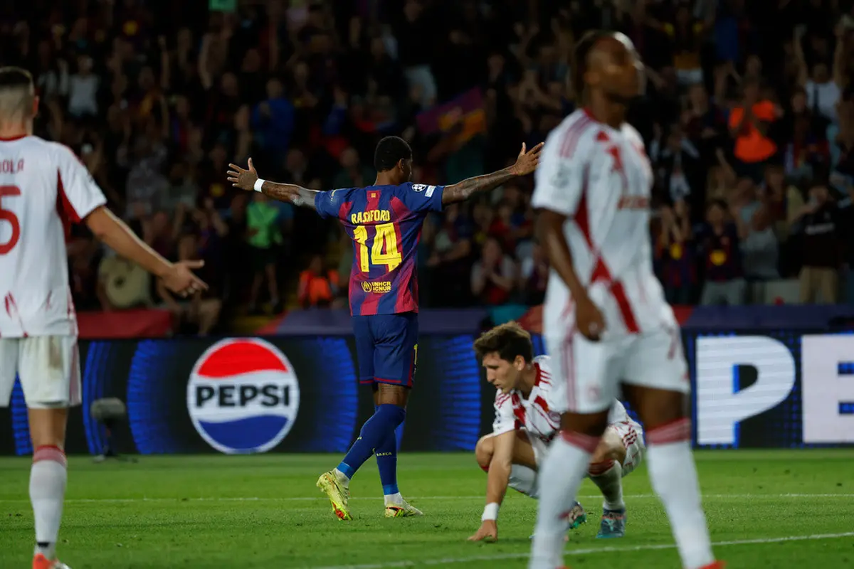 Penyerang Barcelona, Marcus Rashford