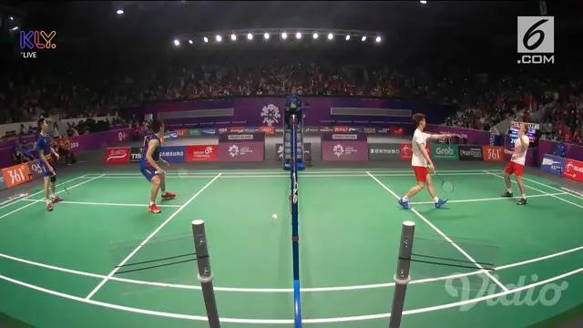 Kevin-Marcus dan Fajar-Rian berhasil membawa ganda putra bulutangkis menuju semifinal Asian Games 2018.