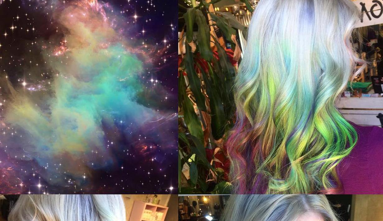  Tren  Rambut  Warna  Galaksi Penuh Warna  dan Bisa Kamu Coba 