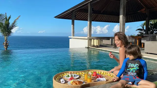 7 Potret Jessica Iskandar Liburan di Bali, Nikmati Waktu Berdua dengan El Barack