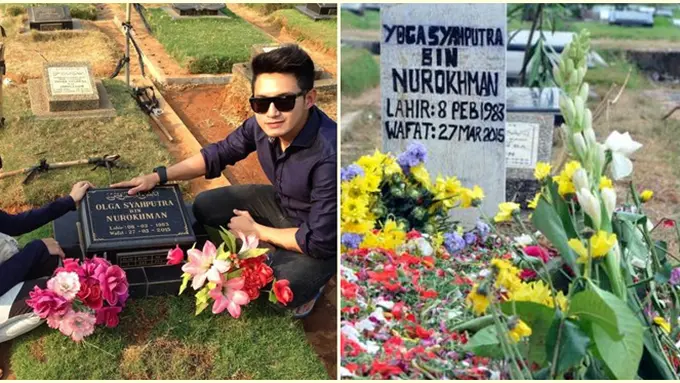 [Bintang] Makam Olga  Suahputra