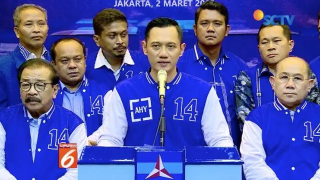 Agus Harimurti Yudhoyono gelar rapat konsolidasi kemenangan Partai Demokrat untuk Pemilu 2019.