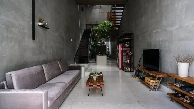 Terlihat Kecil dan Kerempeng dari Luar, Bagian Dalam Rumah Ini Bikin Tercengang