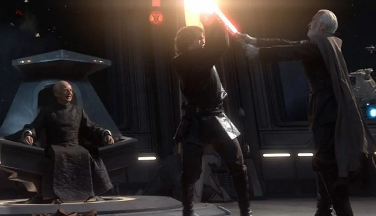 Star Wars Episode III: Revenge of the Sith merupakan sebuah film Amerika Serikat yang dirilis pada tahun 2005. Film ini terjadi tiga tahun setelah permulaan Clone Wars dan diproduksi oleh Rick McCallum dan Lucasfilm. (newdaynews.ru)