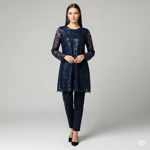 9 Model Baju Tunik Brokat Modern Terbaru 2025: Elegan dan Modern