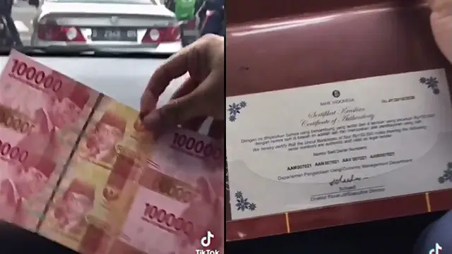 Viral Video Uang Rupiah Khuhus, Ukurannya Besar