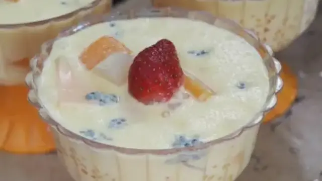 Resep es mangga sago creamy yang nikmat jadi menu buka puasa bersama. (dok. Cookpad @AnisaKusuma_0280)