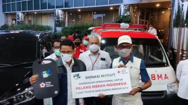 Pemerintah Apresiasi Kmart yang Sumbang Mobil Operasional untuk PMI
